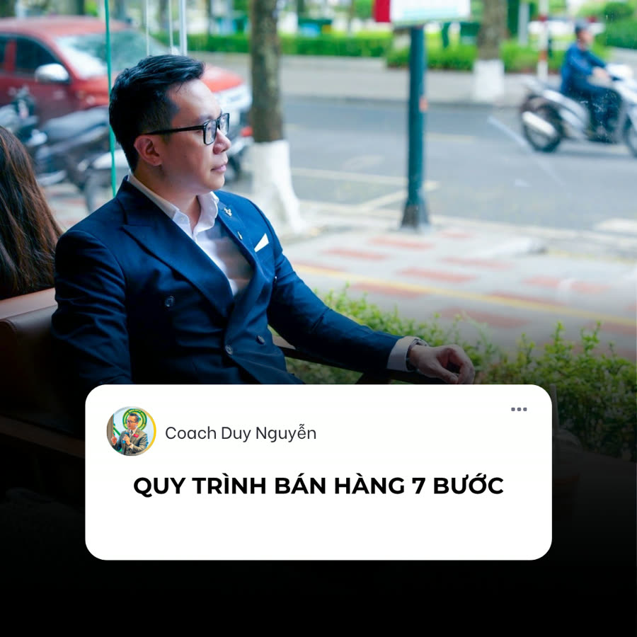 Coach Duy Nguyễn giảng về quy trình bán hàng 7 bước
